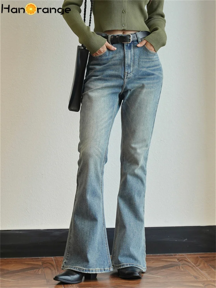 HanOrange 2024 Spring Fashion Retro Micro Flare Jeans Women Slim Fit Show High Denim Trousers Female Blue
HanOrange 2024 Spring Fashion Retro Micro Flare Jeans Women Slim Fit Show High Denim Trousers Female Blue