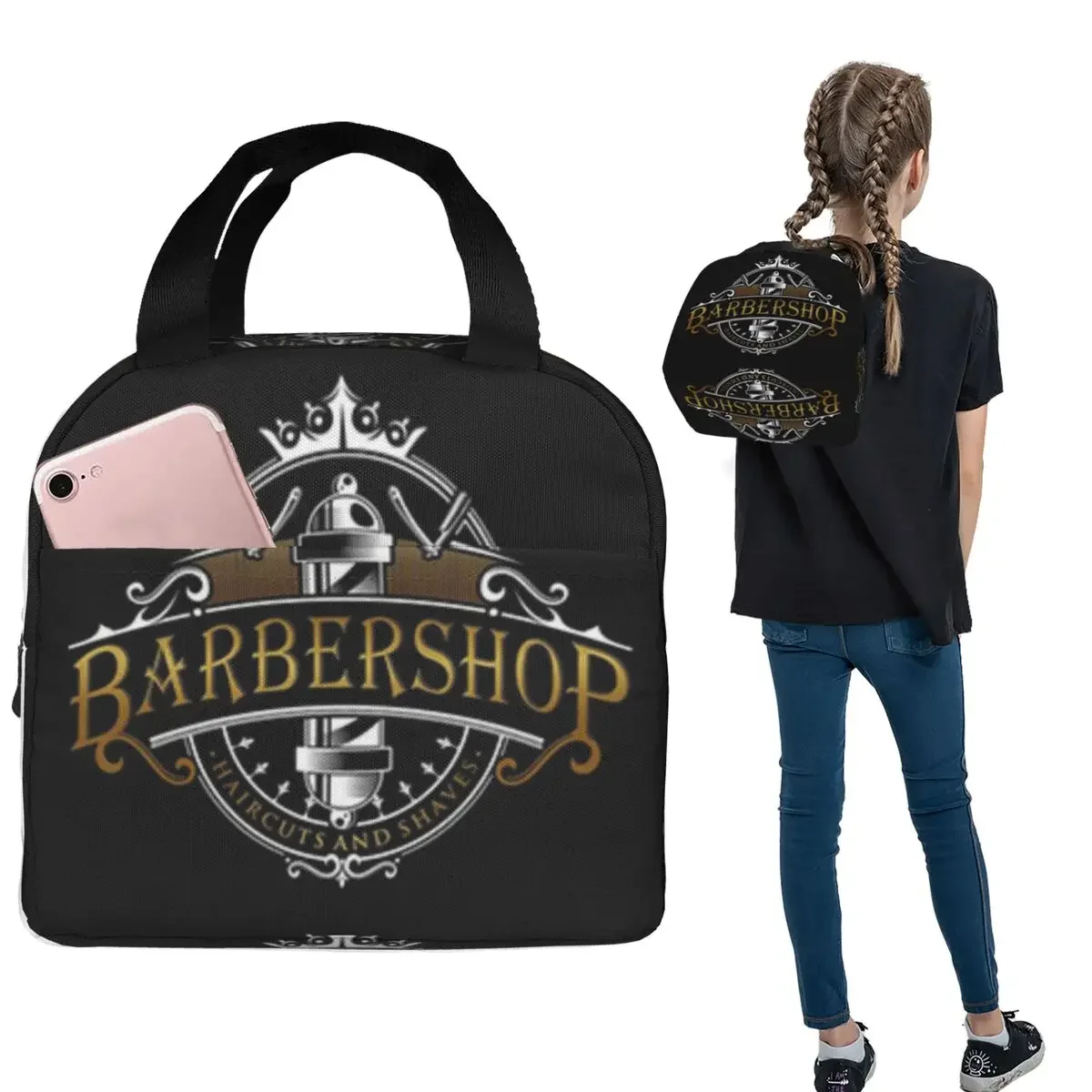 Термосумка для обедов I'm A Barber Hairdresser для женщин и детей, портативный контейнер для еды, термосумка-тоут
Термосумка для обедов I'm A Barber Hairdresser для женщин и детей, портативный контейнер для еды, термосумка-тоут