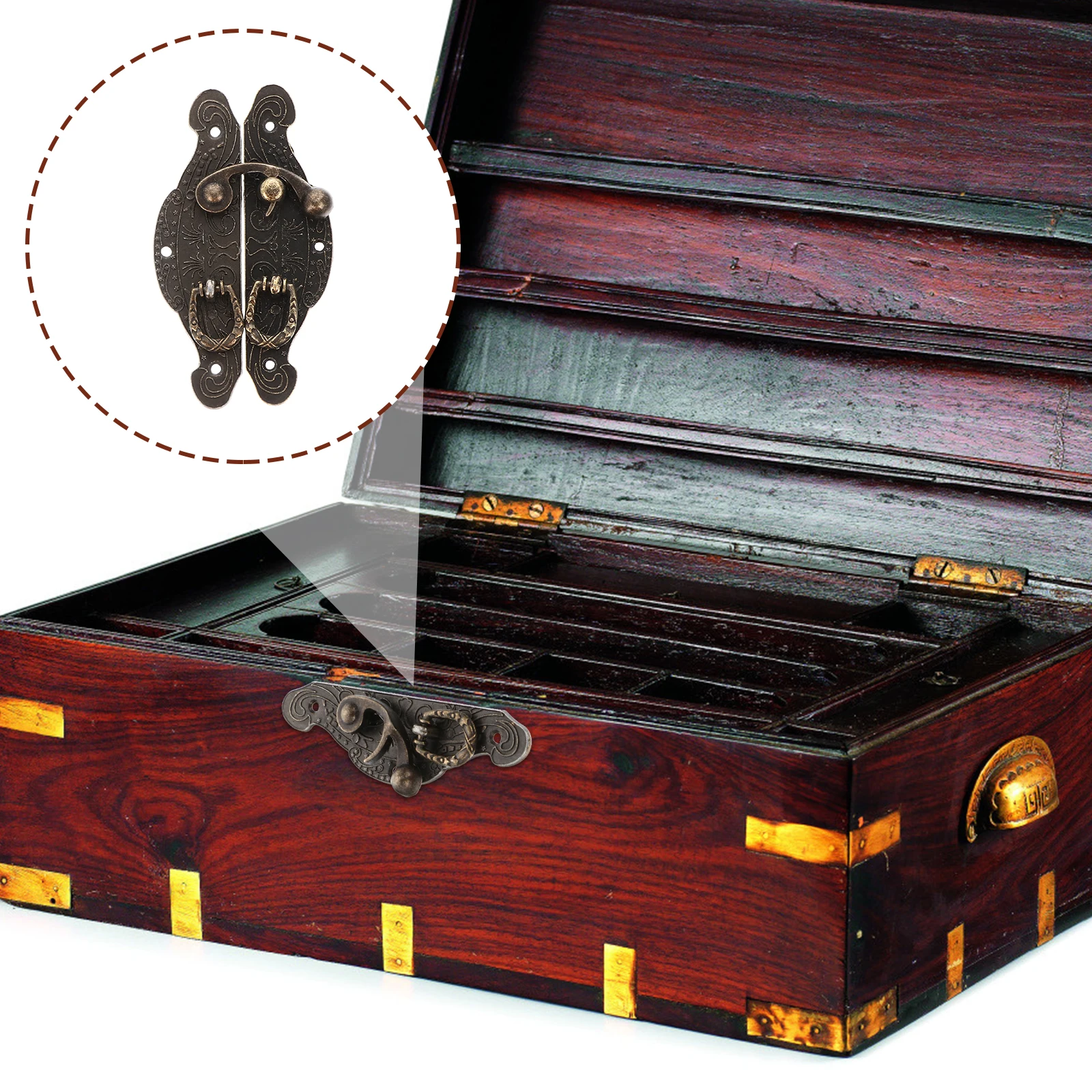 2 pcs Heart Shaped Furniture Locks Retro Zinc Alloy Buckles for Jewelry Boxes Style Durable Wooden Case Hardware
2 pcs Heart Shaped Furniture Locks Retro Zinc Alloy Buckles for Jewelry Boxes Style Durable Wooden Case Hardware