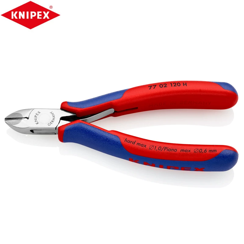 KNIPEX 77 02 120 H Electronic Diagonal Pliers Dual Color Handle Rugged Zero Gap Sleeve Type Hinge Simple Operation Easy To Learn
KNIPEX 77 02 120 H Electronic Diagonal Pliers Dual Color Handle Rugged Zero Gap Sleeve Type Hinge Simple Operation Easy To Learn