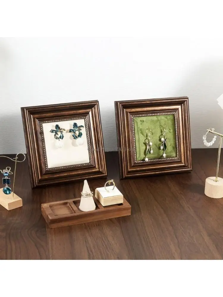 Nordic Wooden Jewelry Display Stand With Velvets Lining For Earrings Rings Necklaces Home Decoration
Nordic Wooden Jewelry Display Stand With Velvets Lining For Earrings Rings Necklaces Home Decoration