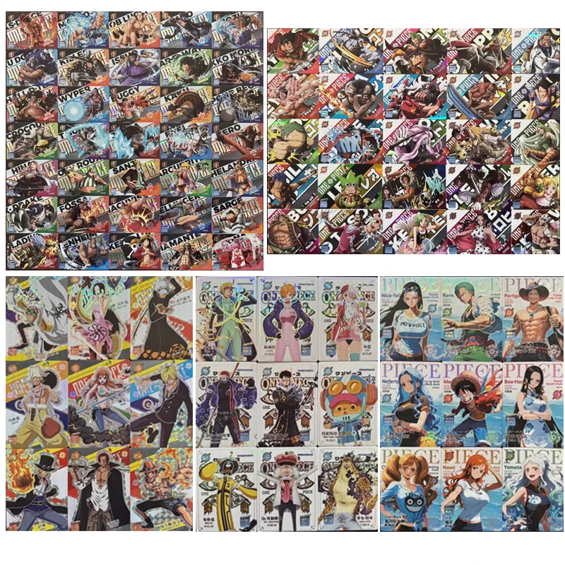 Японское аниме One Piece Monkey D. Luffy Shanks Usopp Portgas-D-Ace Коллекционные карты Рождественский подарок на день рождения Детские игрушки
Японское аниме One Piece Monkey D. Luffy Shanks Usopp Portgas-D-Ace Коллекционные карты Рождественский подарок на день рождения Детские игрушки