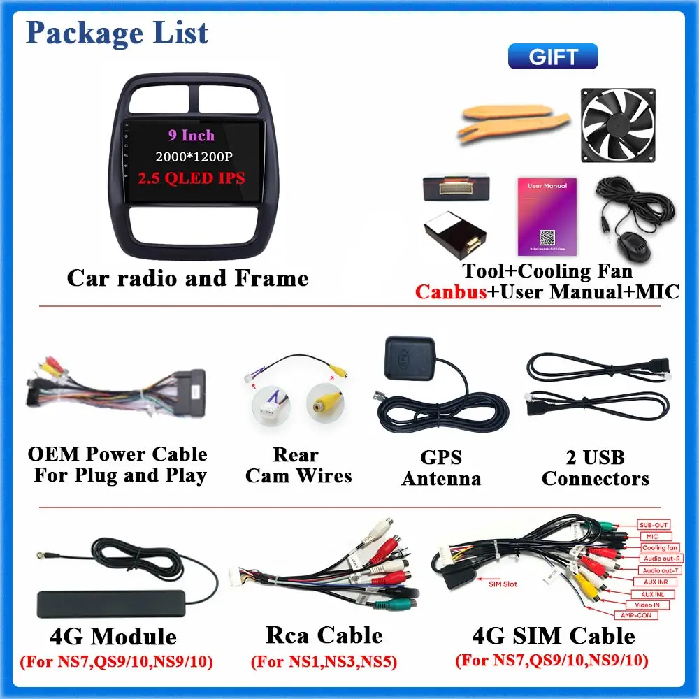Car Radio Carplay For Renault KWID 2015 - 2019 GPS Navigation Stereo Android Auto Multimedia Player Touch Screen Wifi
Car Radio Carplay For Renault KWID 2015 - 2019 GPS Navigation Stereo Android Auto Multimedia Player Touch Screen Wifi