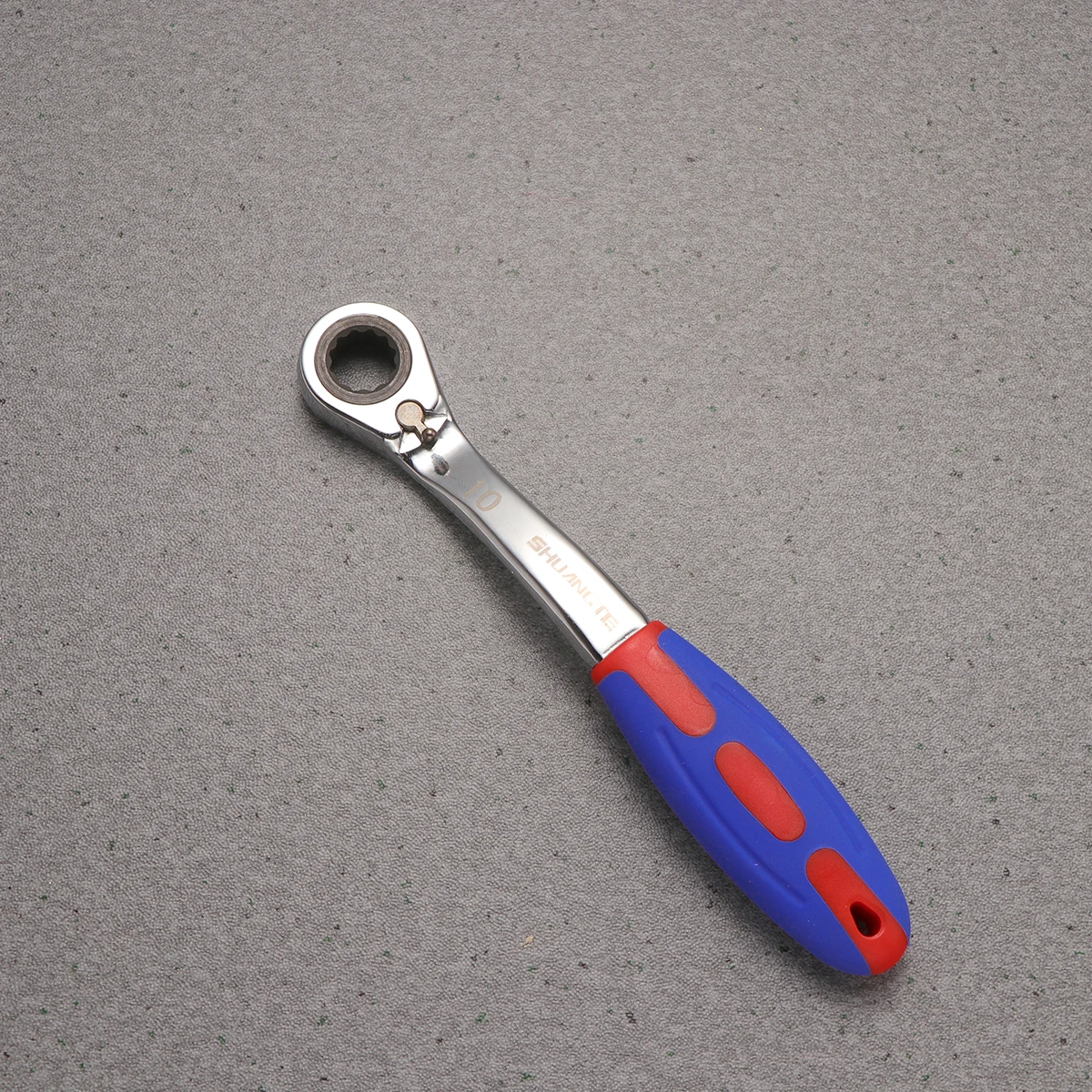 Plastic Shank Wrench 10MM Round Head Crescent Ratchet Wrench Tool Durable Steel Tight Spots Repair Tool
Plastic Shank Wrench 10MM Round Head Crescent Ratchet Wrench Tool Durable Steel Tight Spots Repair Tool