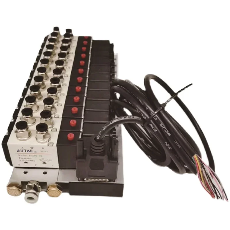 4V210-08 4V110-06B Solenoid control air valve Integrated solenoid valve group with wire type
4V210-08 4V110-06B Solenoid control air valve Integrated solenoid valve group with wire type