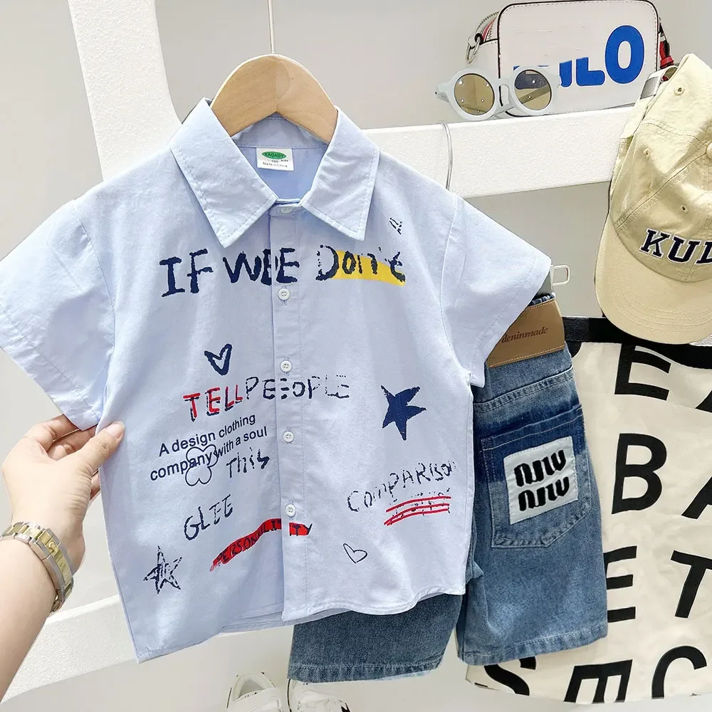 JIAYAN 2025Boys Polo Shirts Summer 2025 Short-sleeve Blouse For Kids Cartoon Children Tees School Uniform Teenager Shirts Baby C
JIAYAN 2025Boys Polo Shirts Summer 2025 Short-sleeve Blouse For Kids Cartoon Children Tees School Uniform Teenager Shirts Baby C