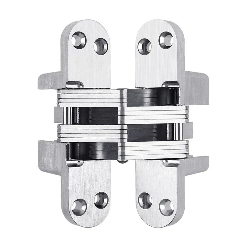 1pcs 304 Stainless Steel Hidden Hinges Invisible Concealed Folding Cross Door Hinge For Kitchen Furniture Hardware
1pcs 304 Stainless Steel Hidden Hinges Invisible Concealed Folding Cross Door Hinge For Kitchen Furniture Hardware