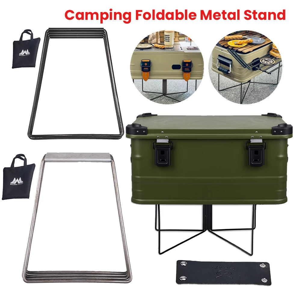 Camping Foldable Metal Stand Carbon Steel Aluminum Alloy Box Stand Outdoor Storage Boxes Shelves for Travel Cooking
Camping Foldable Metal Stand Carbon Steel Aluminum Alloy Box Stand Outdoor Storage Boxes Shelves for Travel Cooking