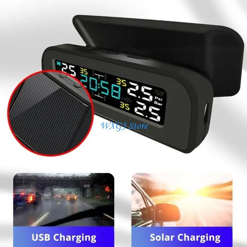 37JE Solar Tire Pressure Monitoring Device With User Friendly Installation And Real Time Alerts For Daily Commute Long Trips
37JE Solar Tire Pressure Monitoring Device With User Friendly Installation And Real Time Alerts For Daily Commute Long Trips
