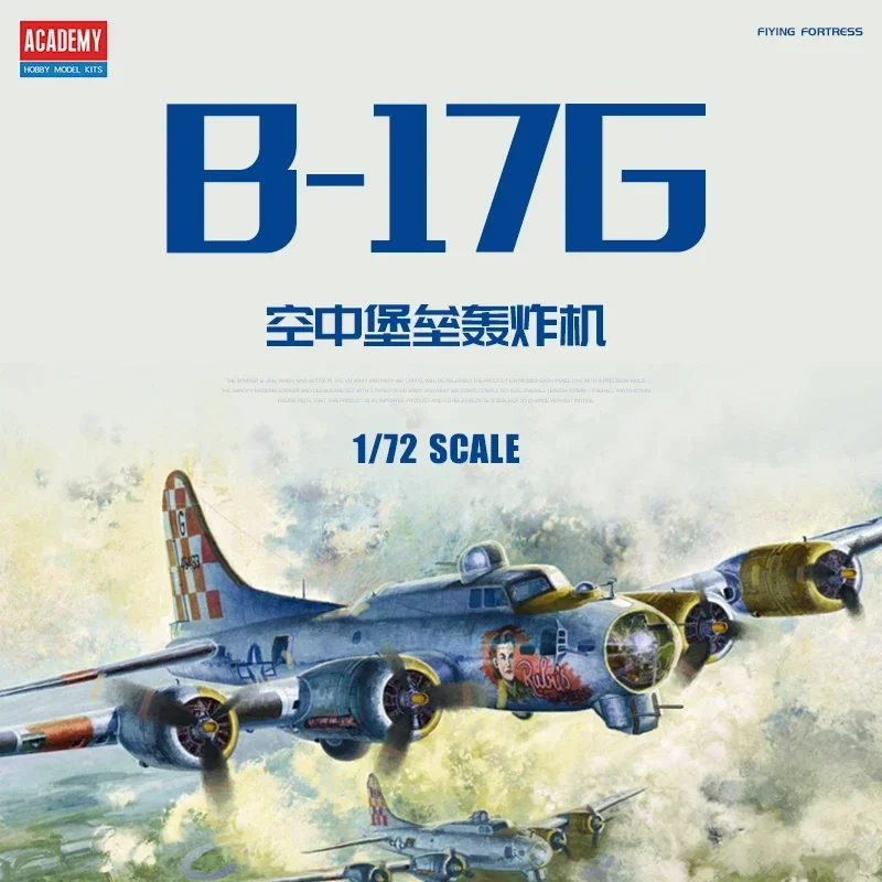 Набор для сборки академии, модель 12414 B-17G, авиационная крепость, Бомбер 1/72
Набор для сборки академии, модель 12414 B-17G, авиационная крепость, Бомбер 1/72