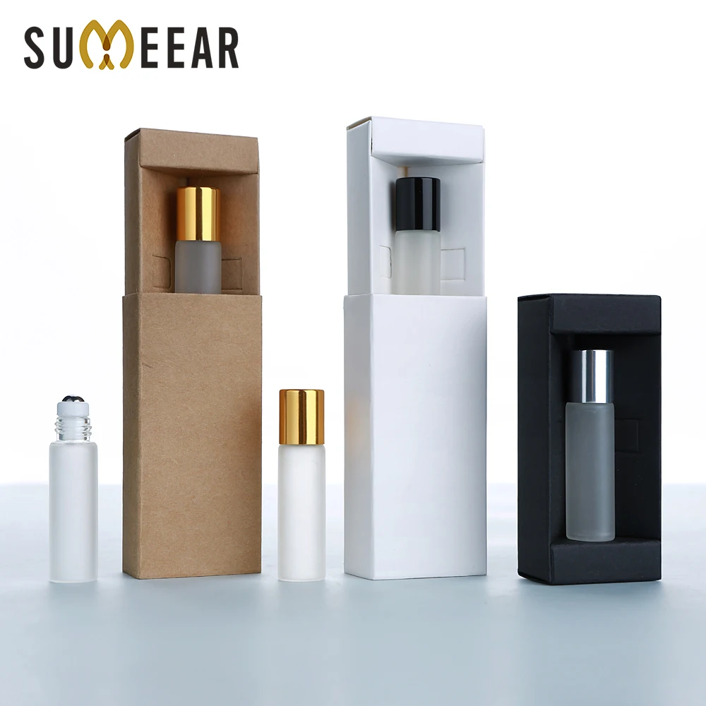 50/80 Pcs 5ml Exquisite Frosted Glass Perfume Rollers - Mini Portable Essential Oil Refill/Sample Bottles w/ Elegant Boxes
50/80 Pcs 5ml Exquisite Frosted Glass Perfume Rollers - Mini Portable Essential Oil Refill/Sample Bottles w/ Elegant Boxes