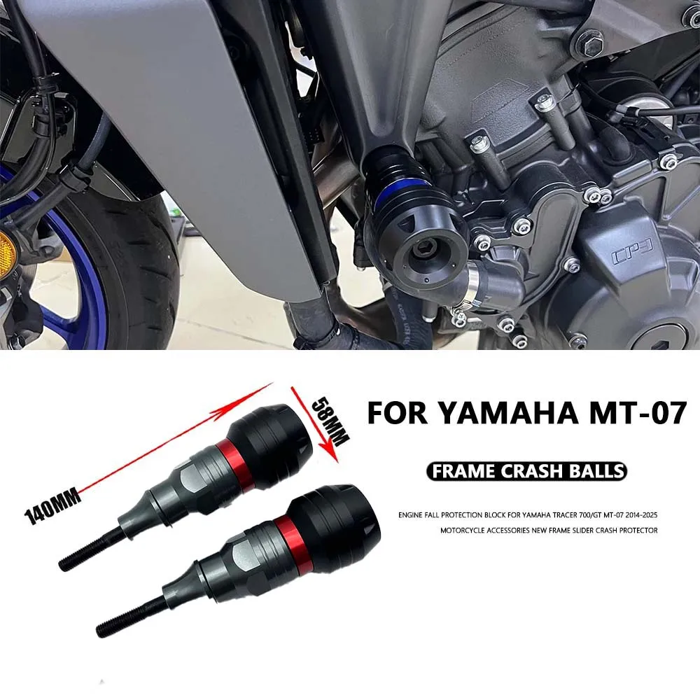 For Yamaha Tracer 700/GT MT07 FZ07 2014-2025 Anti-drop Ball Modification Motorcycle Engine Crash Protection Aluminum Crash Balls
For Yamaha Tracer 700/GT MT07 FZ07 2014-2025 Anti-drop Ball Modification Motorcycle Engine Crash Protection Aluminum Crash Balls