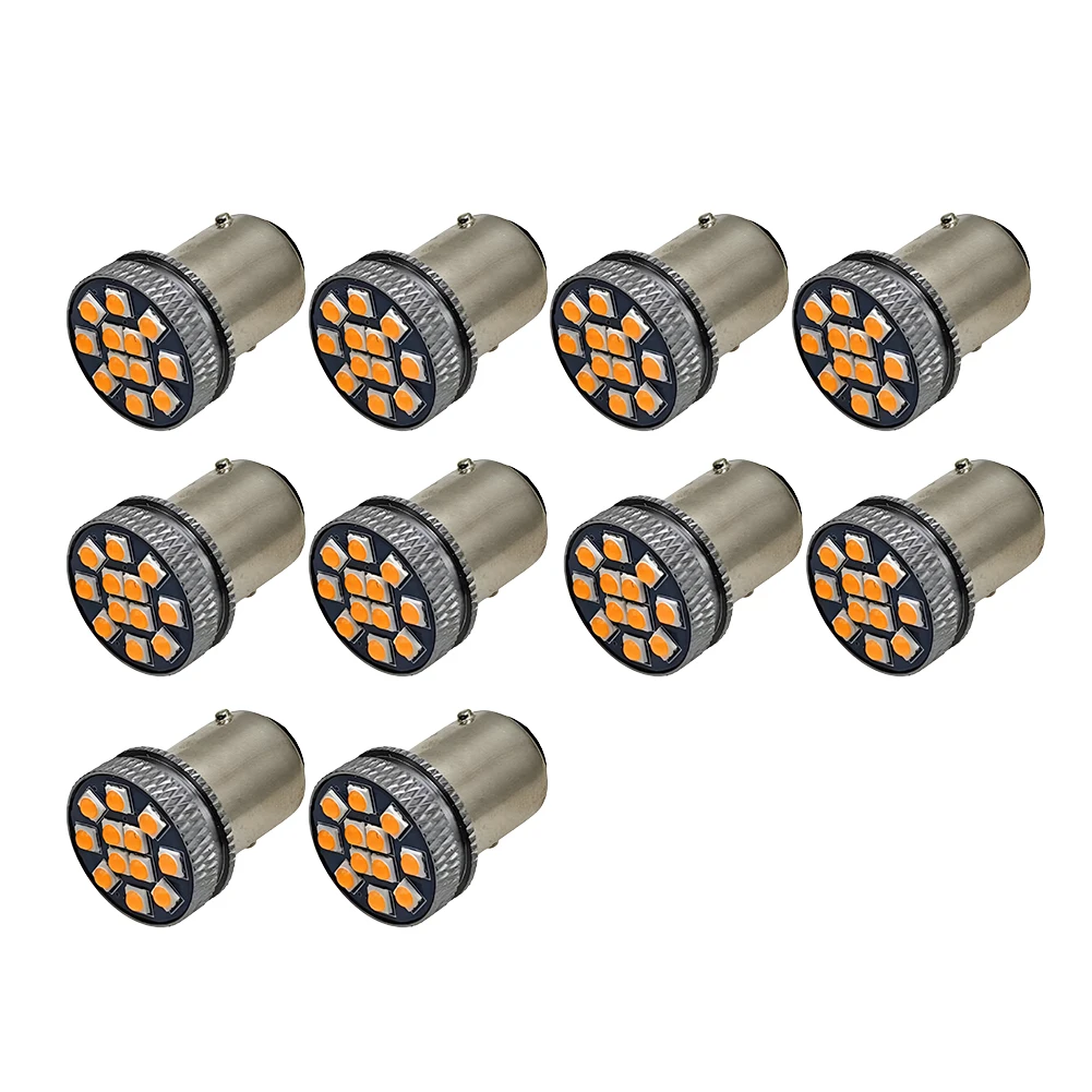 24V Orange LED P21W BAY15D 1156 1157 7440 3157 T20 Universal Car Truck DRL Turn Signal Parking Light Bulbs 6000K
24V Orange LED P21W BAY15D 1156 1157 7440 3157 T20 Universal Car Truck DRL Turn Signal Parking Light Bulbs 6000K