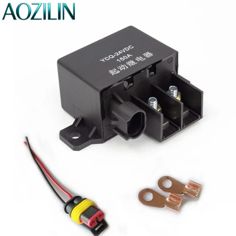 AOZILIN 12V 24V 100A 120A 150A Car Start Preheat Relay Glow Plug Relay 2324 Normally Open With Accessories
AOZILIN 12V 24V 100A 120A 150A Car Start Preheat Relay Glow Plug Relay 2324 Normally Open With Accessories