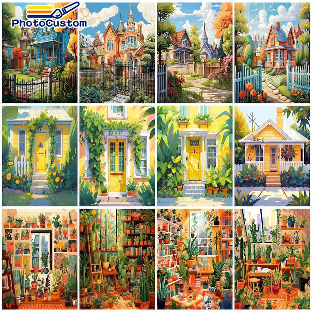 PhotoCustom Paint By Numbers House Landscape Oil Painting By Numbers On Canvas Frameless DIY Handpainti For Home Decoration
PhotoCustom Paint By Numbers House Landscape Oil Painting By Numbers On Canvas Frameless DIY Handpainti For Home Decoration