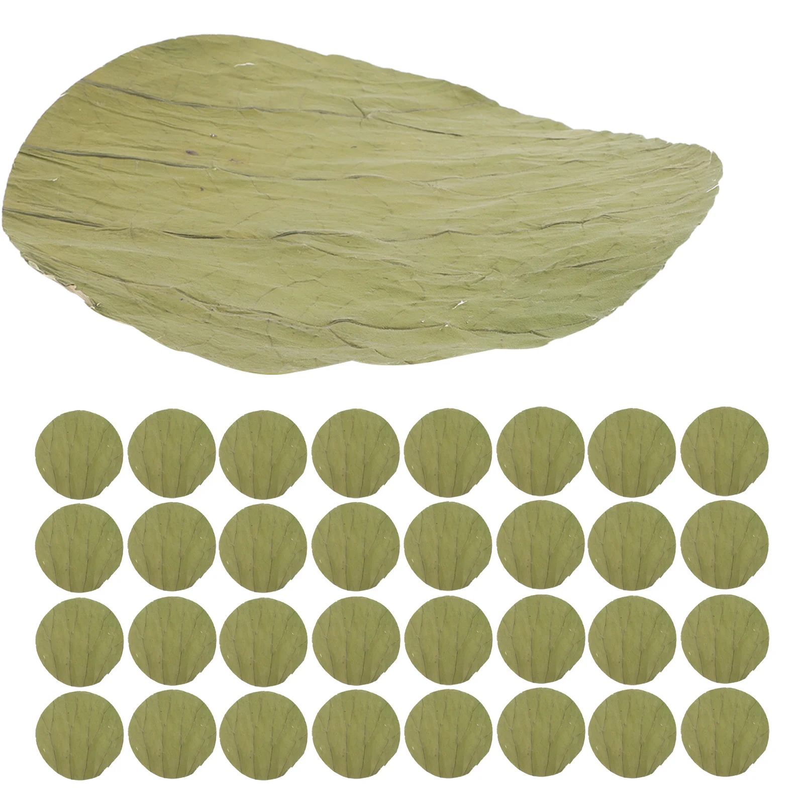 200Pcs Sushi Serving Liner 16Cm - Dried Lotus Leaves for Food Presentation Natural Plate Decor Catering Party Platter Garnish
200Pcs Sushi Serving Liner 16Cm - Dried Lotus Leaves for Food Presentation Natural Plate Decor Catering Party Platter Garnish
