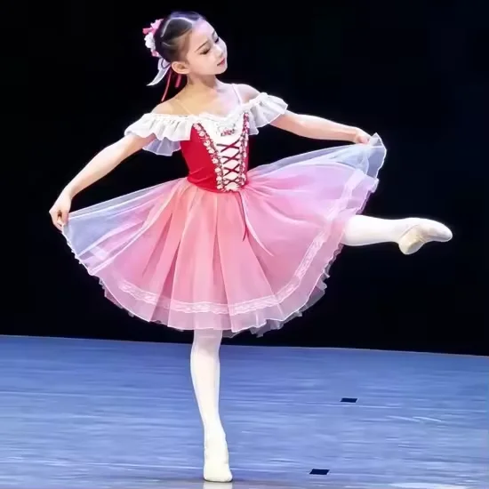 Professional Ballet Dress Velvet Ballerina Party Dress Children Girl Ballet Dance Costumes A-Line Dance Wear Costume
Professional Ballet Dress Velvet Ballerina Party Dress Children Girl Ballet Dance Costumes A-Line Dance Wear Costume