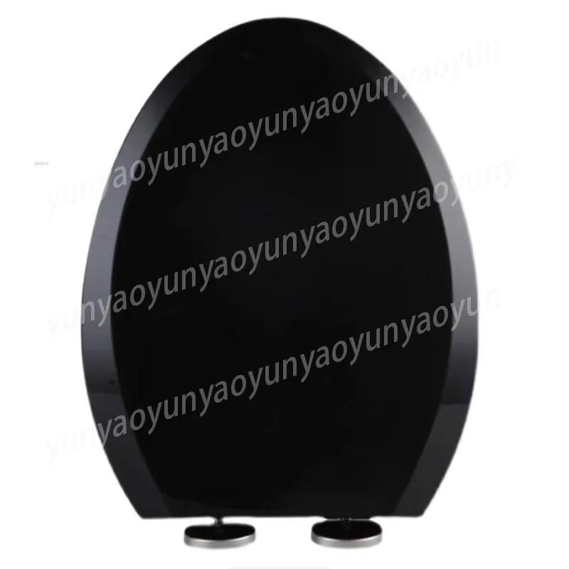 Универсальное черное сиденье для унитаза с плавным закрыванием, утолщенные бесшумные петли для замены крышки унитаза V/U-образной или круглой формы
Универсальное черное сиденье для унитаза с плавным закрыванием, утолщенные бесшумные петли для замены крышки унитаза V/U-образной или круглой формы