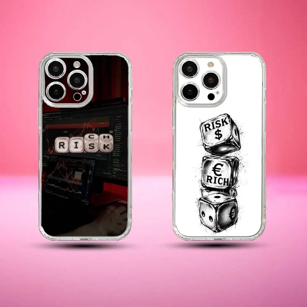 Day Trader Trading RISK RICH Phone Case For iPhone17,16,15,14,13,12,11 Plus,Pro Max Soft Transparent Cover
Day Trader Trading RISK RICH Phone Case For iPhone17,16,15,14,13,12,11 Plus,Pro Max Soft Transparent Cover
