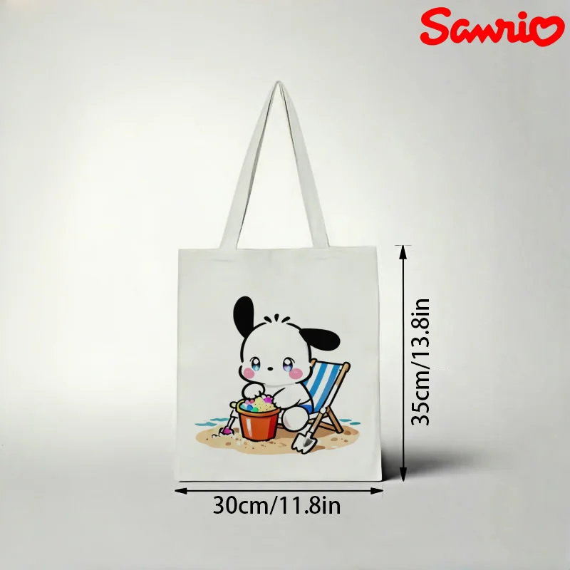 1pc Sanrio Pochacco Canvas Tote Bag, Beach‑Playing Sand‑Bucket Print Eco Shoulder Bag
1pc Sanrio Pochacco Canvas Tote Bag, Beach‑Playing Sand‑Bucket Print Eco Shoulder Bag