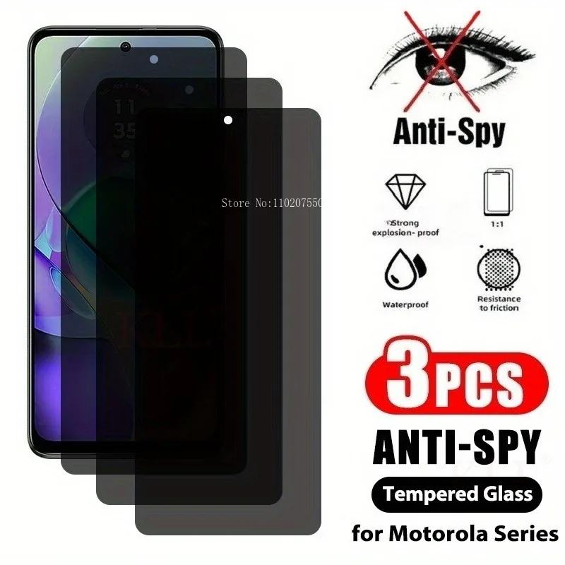 3Pcs Privacy Tempered Glass Screen Protector for Motorola Edge 60/60 Fusion/60 Pro/60 Stylus/50 Ultra/50 40Neo /30 Anti-Spy Film
3Pcs Privacy Tempered Glass Screen Protector for Motorola Edge 60/60 Fusion/60 Pro/60 Stylus/50 Ultra/50 40Neo /30 Anti-Spy Film