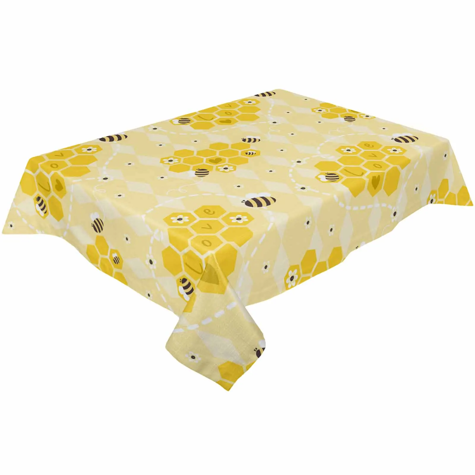 Bee Hive Yellow Flowers Tablecloth Holiday Dining Table Decor Table Cover Rectangular Wedding Decoration Tablecloth
Bee Hive Yellow Flowers Tablecloth Holiday Dining Table Decor Table Cover Rectangular Wedding Decoration Tablecloth