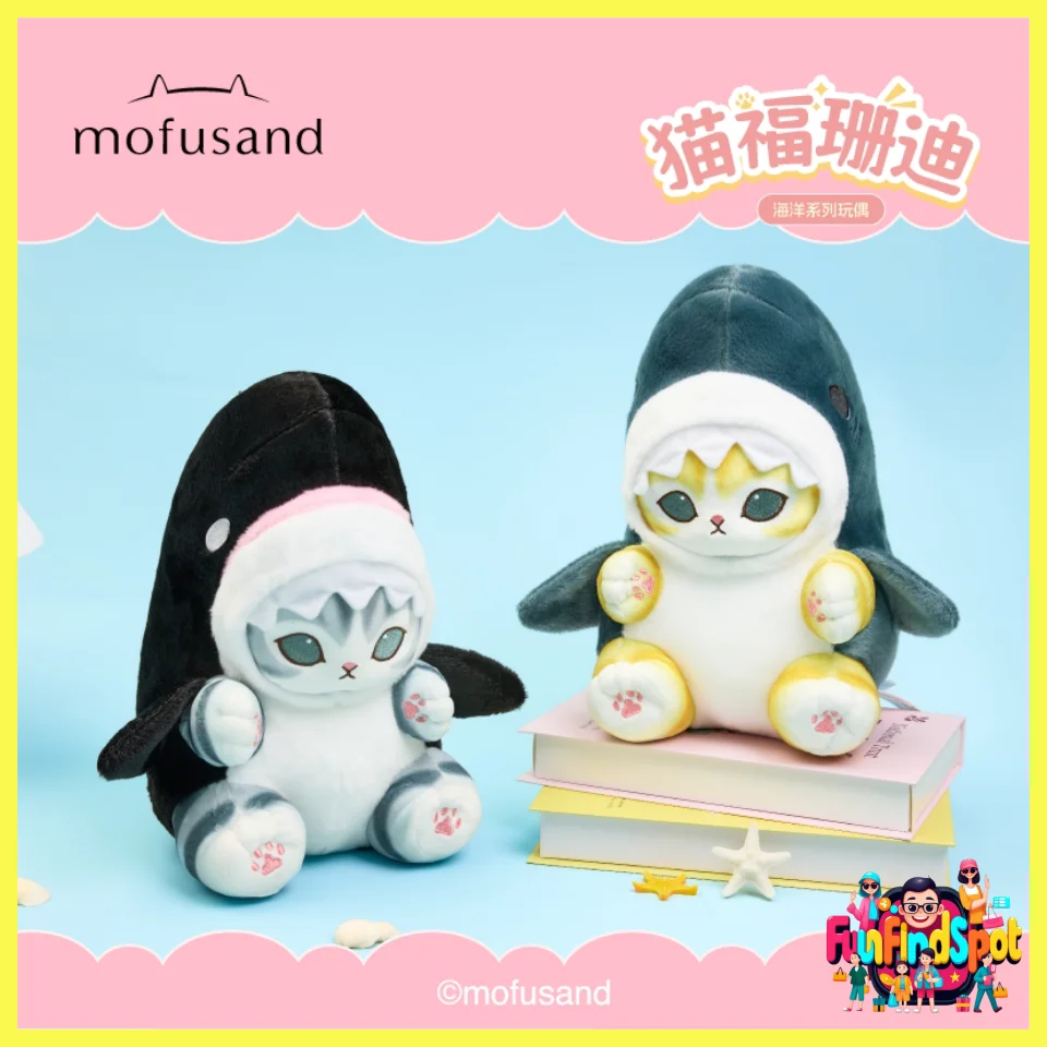 Mofusand Shark Cat Plush Toy Ocean Series Cute Soft Stuffed Animal Authentic Official Merchandise Kawaii Collectible For Fans
Mofusand Shark Cat Plush Toy Ocean Series Cute Soft Stuffed Animal Authentic Official Merchandise Kawaii Collectible For Fans