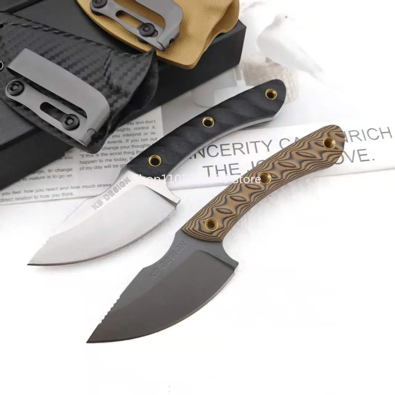 Camping Outdoor Fixed Blade - Wanderer Knife, G10 Handle, Multifunctional Trekking Bushcraft Hiking EDC Tools, Utility Knives
Camping Outdoor Fixed Blade - Wanderer Knife, G10 Handle, Multifunctional Trekking Bushcraft Hiking EDC Tools, Utility Knives