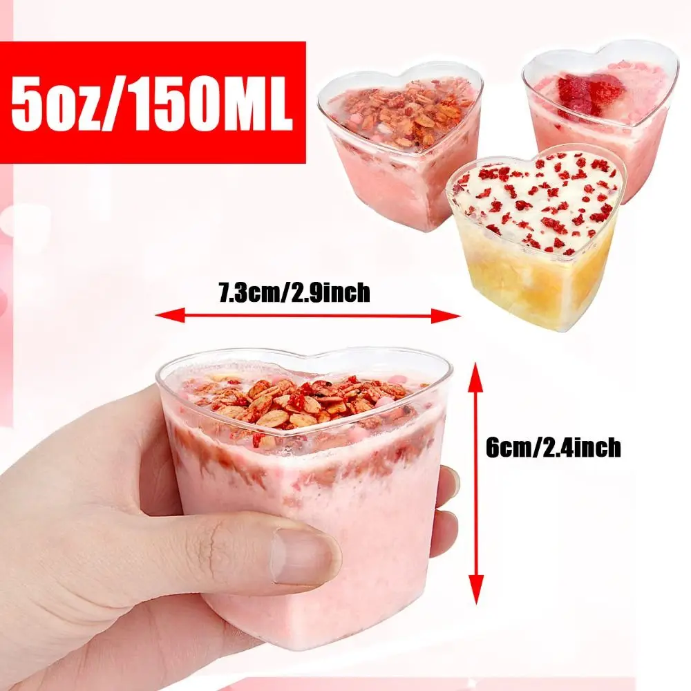 10Pcs Jelly Disposable Mousse Cup Transparent Plastic Pudding Cup with Cover Clear Dessert Cake Cup
10Pcs Jelly Disposable Mousse Cup Transparent Plastic Pudding Cup with Cover Clear Dessert Cake Cup