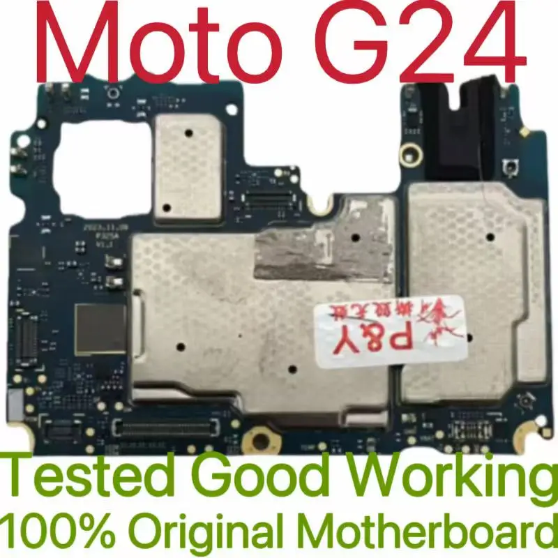 Global Version Original Unlocked Motherboard for Moto G24 Tested Circuit Plate Main Logic Board for Moto G24
Global Version Original Unlocked Motherboard for Moto G24 Tested Circuit Plate Main Logic Board for Moto G24