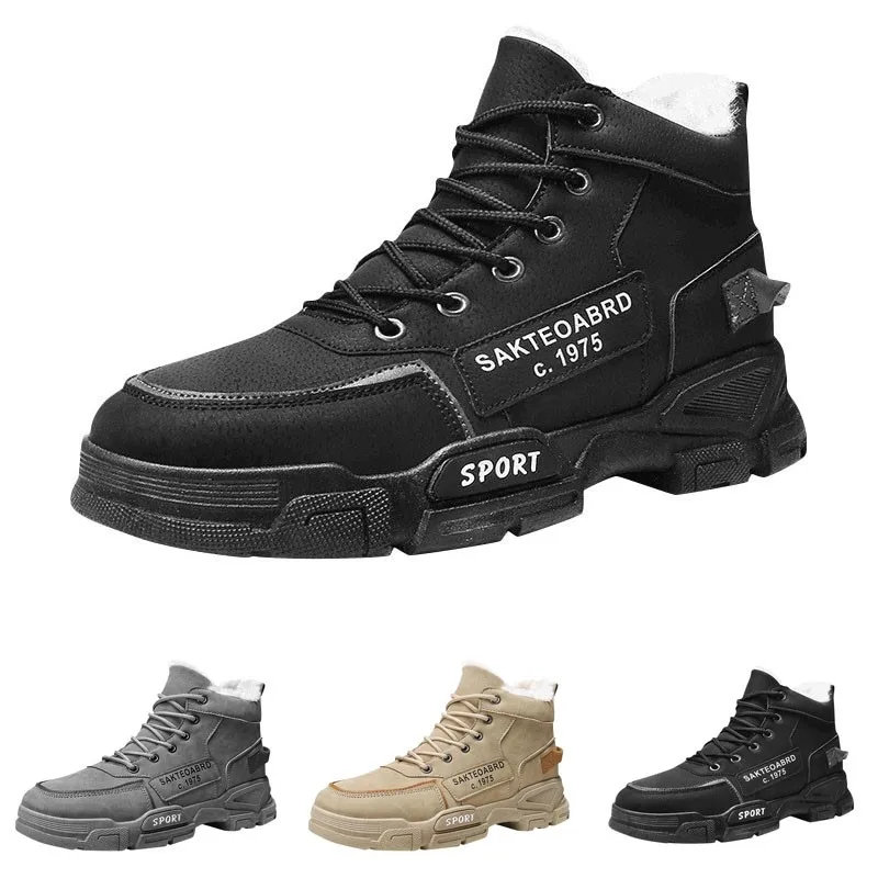 Fashion Winter Men Ankle Boots Soft Keep Warm Snow Boots Mens Outdoor Non-slip Cotton Boots For Couple High Quality Winter Shoes
Fashion Winter Men Ankle Boots Soft Keep Warm Snow Boots Mens Outdoor Non-slip Cotton Boots For Couple High Quality Winter Shoes