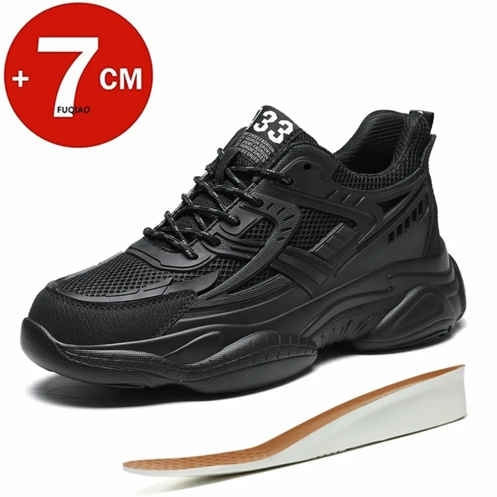 Men's Elevator Sneakers 7CM Height Increase Plus Size 38-46 Breathable Comfort Chunky Thick Sole Retro Casual Sports Shoes
Men's Elevator Sneakers 7CM Height Increase Plus Size 38-46 Breathable Comfort Chunky Thick Sole Retro Casual Sports Shoes