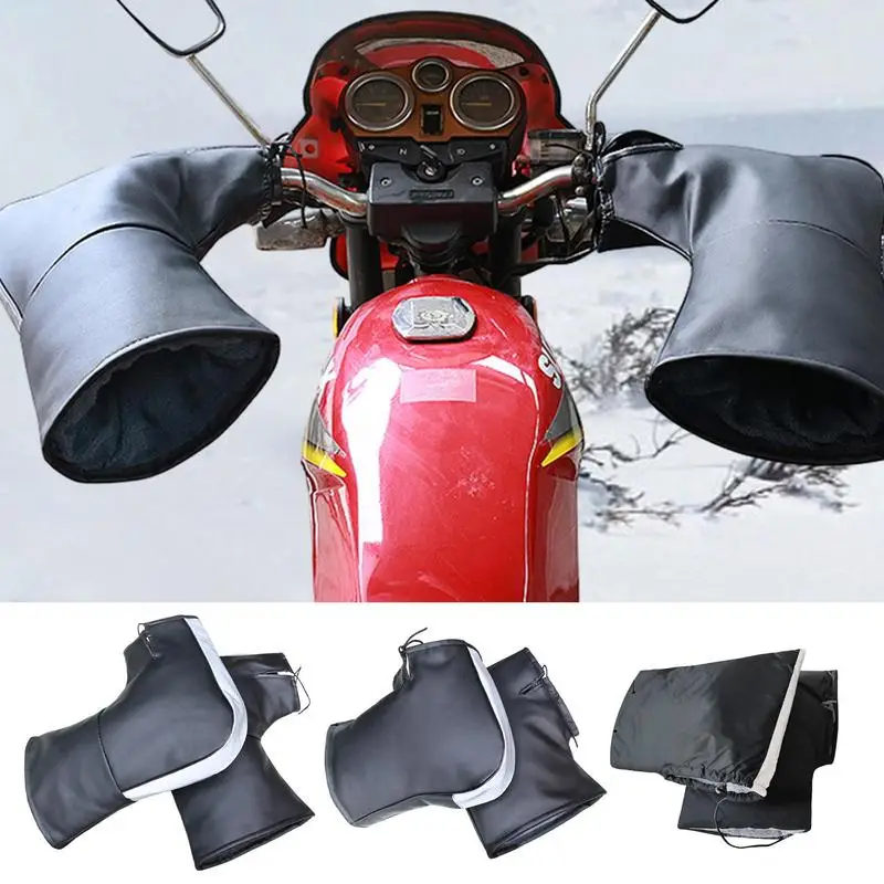 Motorcycle Handlebar Gloves Leather Winter Muffs For Snowmobile Windproof Waterproof Motorcycle Mittens Grip Handlebar Muffs
Motorcycle Handlebar Gloves Leather Winter Muffs For Snowmobile Windproof Waterproof Motorcycle Mittens Grip Handlebar Muffs