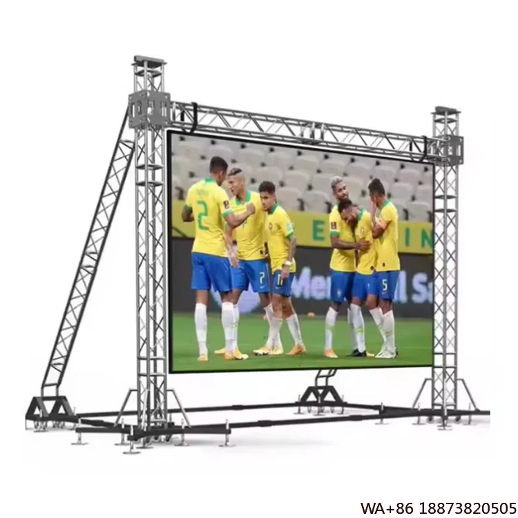 LED Full Color Video Wall Outdoor P3.91 P4.8 500x500mm Rental Display Movie Large Screen Digital Ad Signage
LED Full Color Video Wall Outdoor P3.91 P4.8 500x500mm Rental Display Movie Large Screen Digital Ad Signage