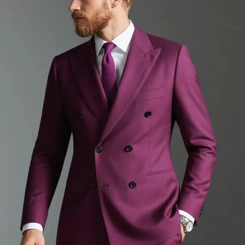 Однотонный свадебный смокинг из 2 предметов с пиковыми лацканами, приталенный двубортный пиджак, мужской костюм, одежда для жениха, костюмы для выпускного вечера (куртка + брюки)
Однотонный свадебный смокинг из 2 предметов с пиковыми лацканами, приталенный двубортный пиджак, мужской костюм, одежда для жениха, костюмы для выпускного вечера (куртка + брюки)