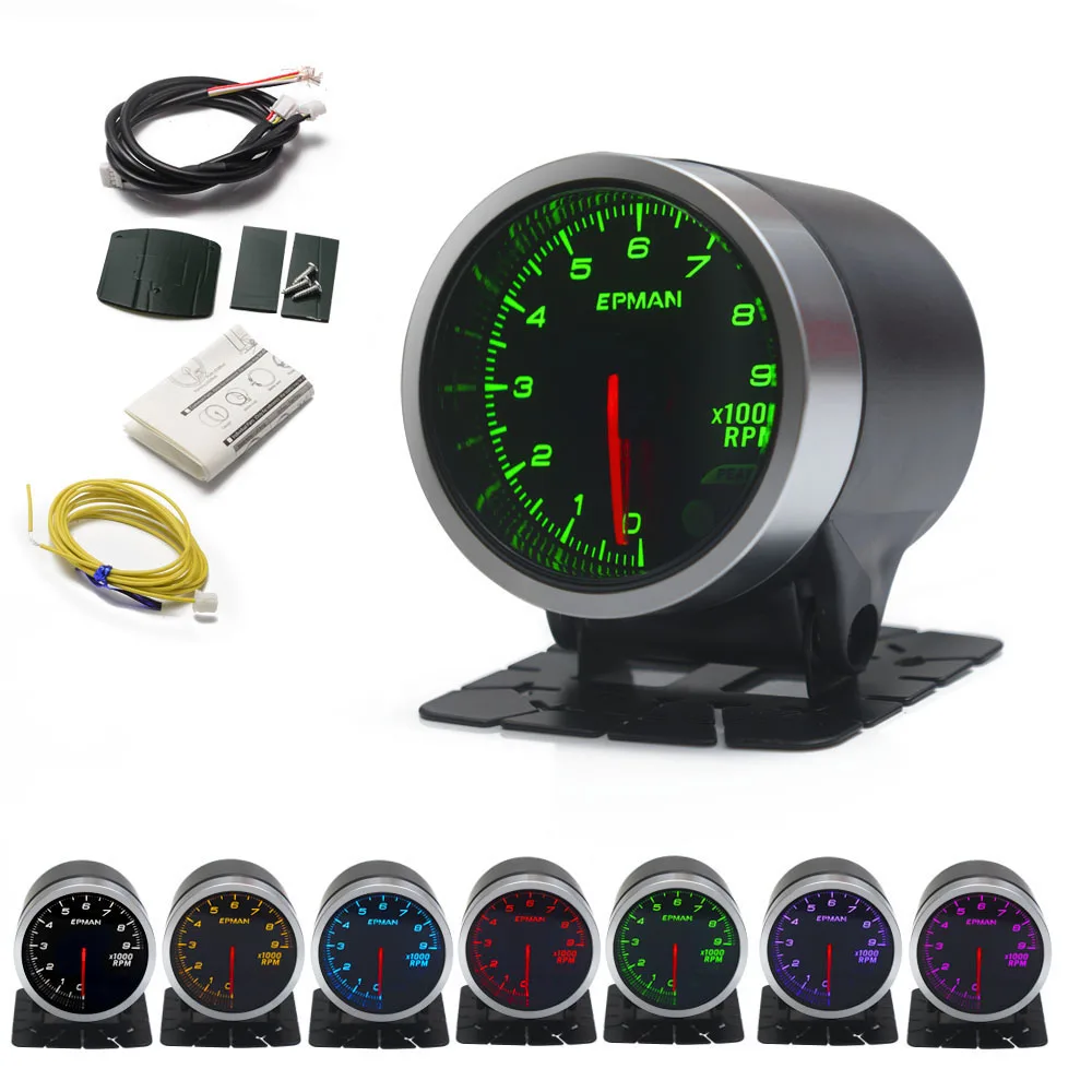 EPMAN 2" 52mm Car Boost Meter Oil Pressure Water Temperature Tachometer RPM Volt Gauge Auto EXT EGT Meter EPXX700
EPMAN 2" 52mm Car Boost Meter Oil Pressure Water Temperature Tachometer RPM Volt Gauge Auto EXT EGT Meter EPXX700