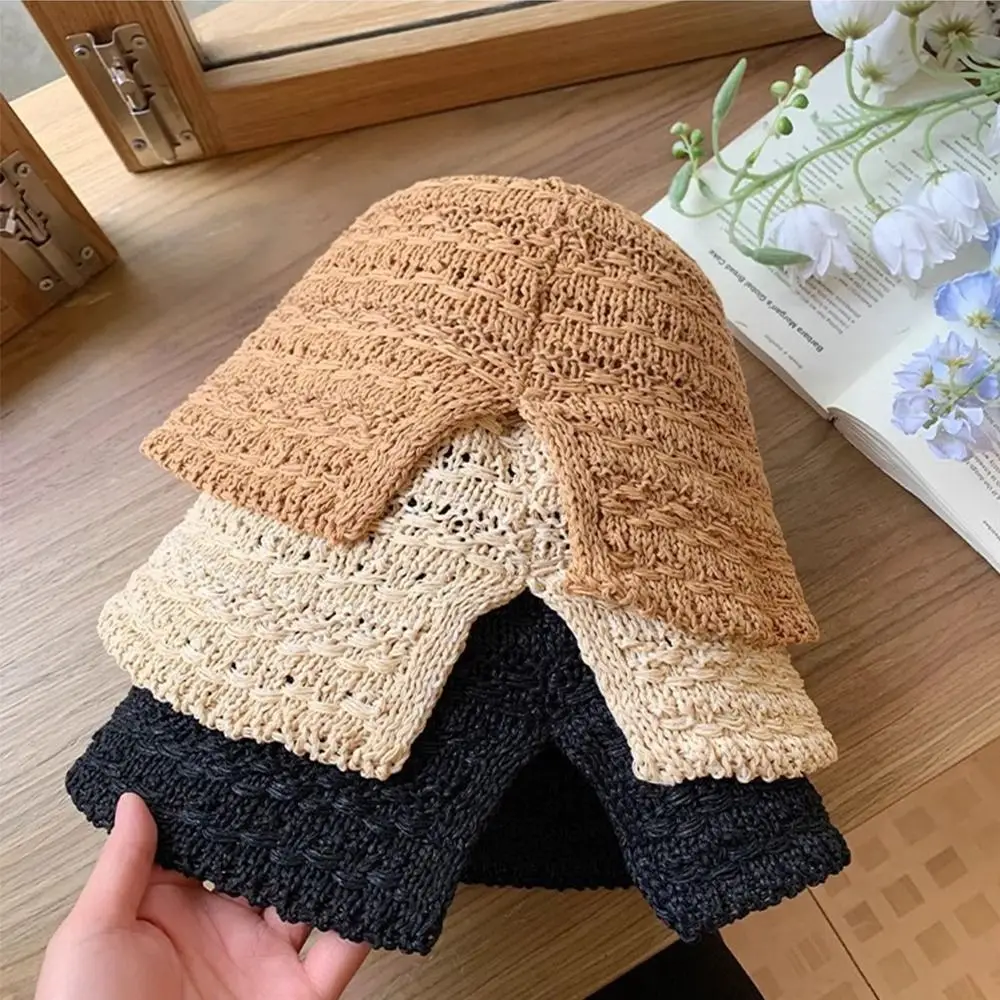 Elegant Summer Straw Sun Hat Wide Brim Hollow Straw Bucket Hat Vacation Breathable Beach Visor Cap Outdoor
Elegant Summer Straw Sun Hat Wide Brim Hollow Straw Bucket Hat Vacation Breathable Beach Visor Cap Outdoor