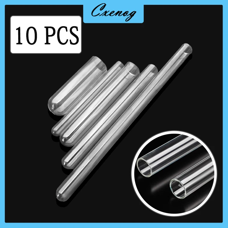 10PCS Glass Transparent Test Tube Borosilicate U-shaped Bottom Laboratory School Education Supplies Glass Plant Propagation Tube
10PCS Glass Transparent Test Tube Borosilicate U-shaped Bottom Laboratory School Education Supplies Glass Plant Propagation Tube
