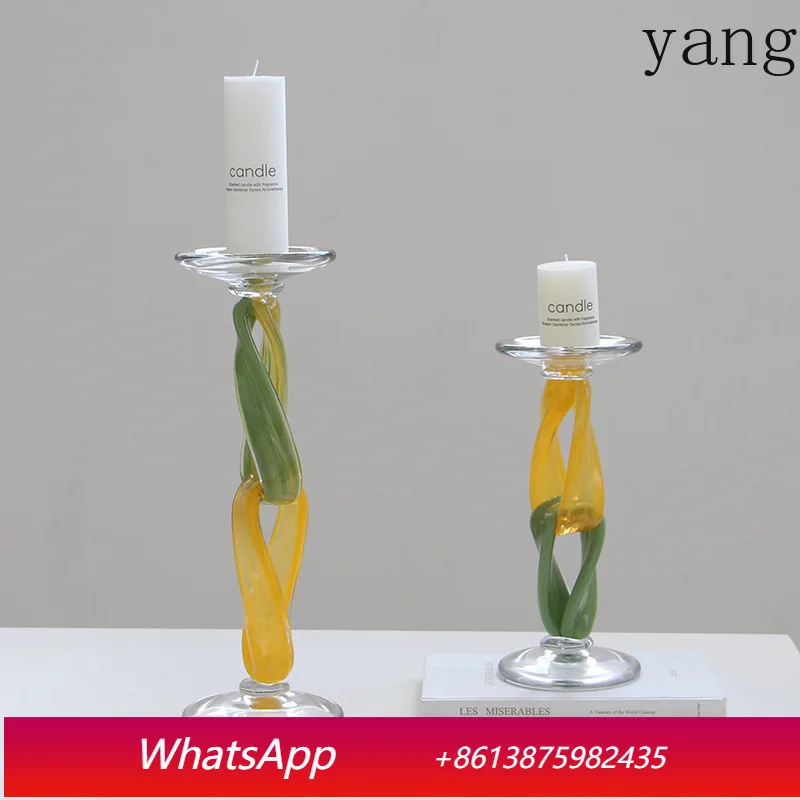 Geometric Colored Glass Candlestick Ribbon Buckle Candle Holder Twisted Ornaments Candle Stick Holder Home Decoration
Geometric Colored Glass Candlestick Ribbon Buckle Candle Holder Twisted Ornaments Candle Stick Holder Home Decoration