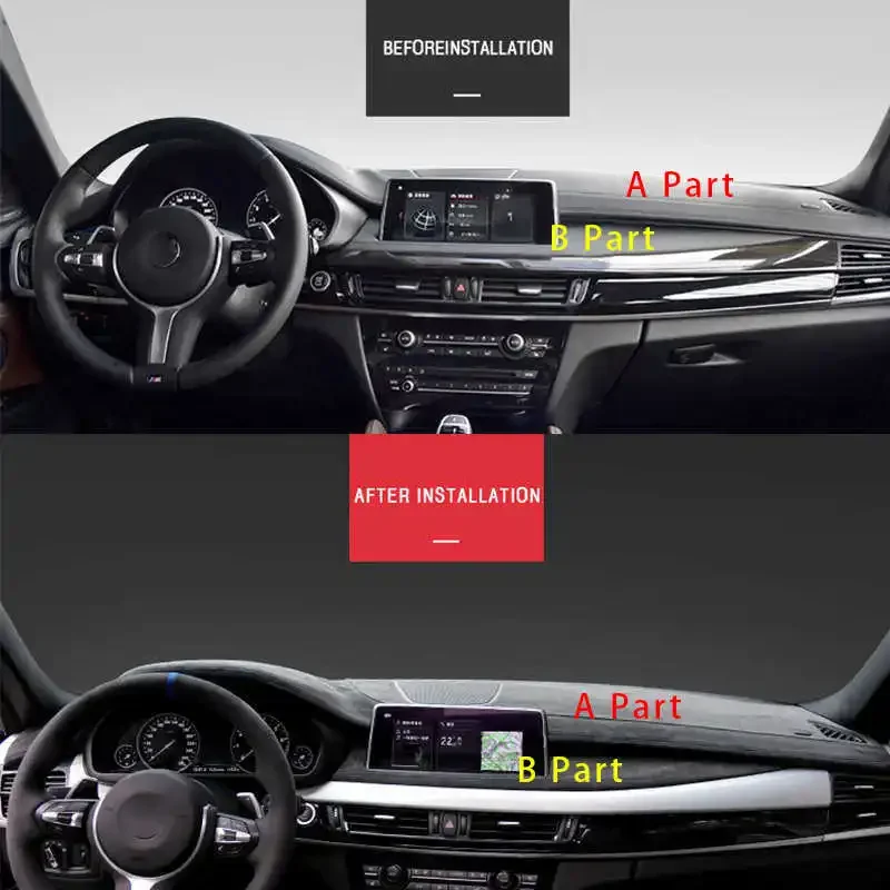 Real Alcantara Car Dashboard Top Covers for BMW X6 F16 2014-2020 Mat Shade Cushion Pad Carpets Interior Car-styling
Real Alcantara Car Dashboard Top Covers for BMW X6 F16 2014-2020 Mat Shade Cushion Pad Carpets Interior Car-styling