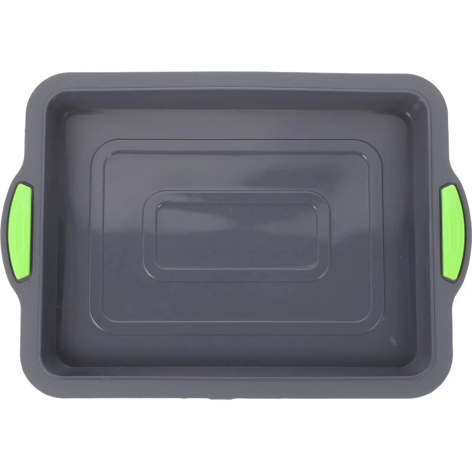 Silicone Cake Roll Mold Large Plate Baking Pan Tray Tins Pans Deep Gray Green Handle Non Stick Oven Bread Pan Heat Resistant
Silicone Cake Roll Mold Large Plate Baking Pan Tray Tins Pans Deep Gray Green Handle Non Stick Oven Bread Pan Heat Resistant