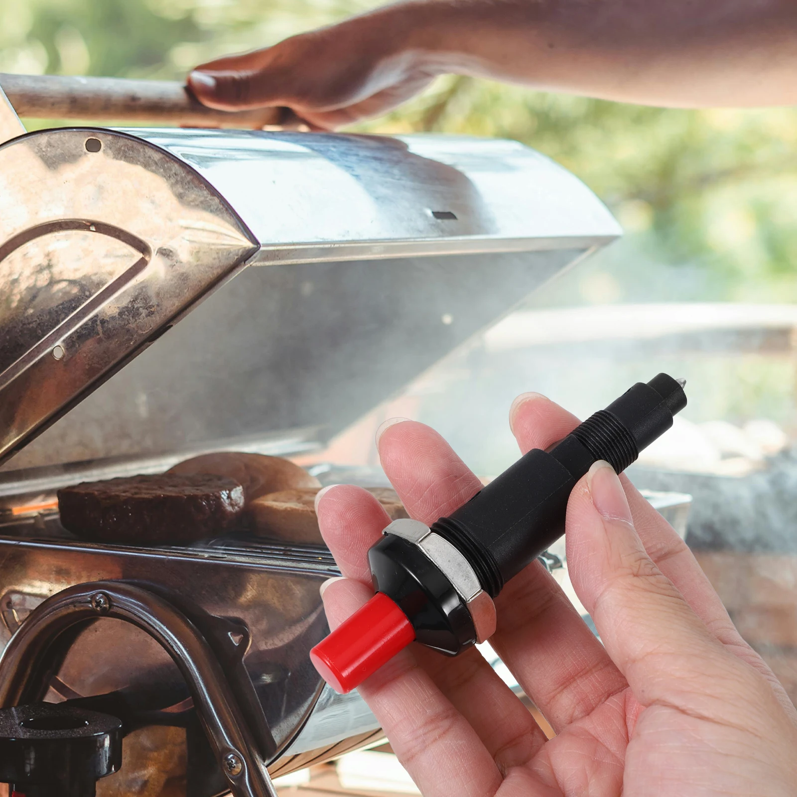 Electric Push Button Igniter for Gas Grill BBQ Replacement PP Material Camping Stove Compatible Safety
Electric Push Button Igniter for Gas Grill BBQ Replacement PP Material Camping Stove Compatible Safety