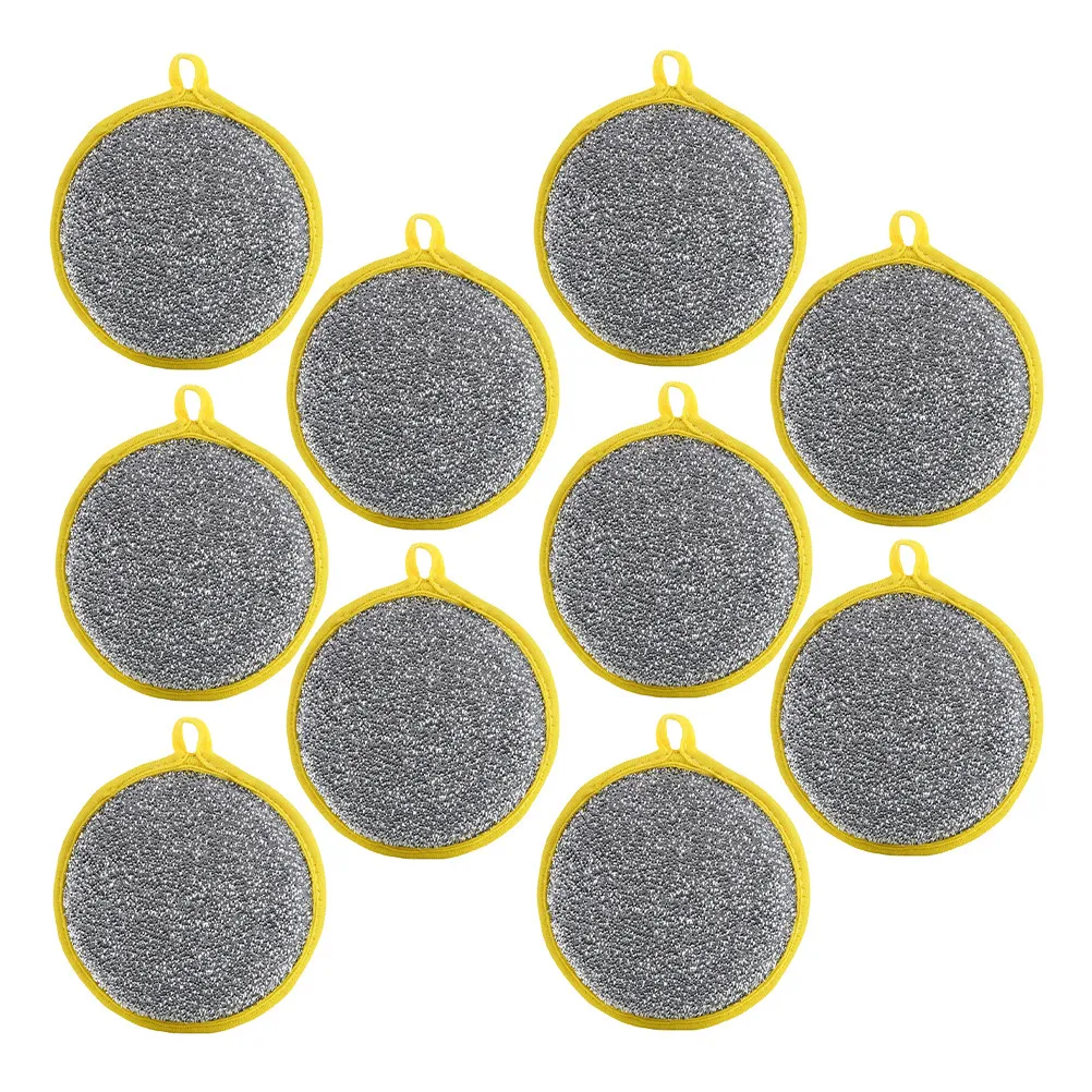 10Pcs Dual Sided Round Sponge Kitchen Dish Cleaner High Efficiency Multi Purpose Scrubber for Stoves Countertops Dishes
10Pcs Dual Sided Round Sponge Kitchen Dish Cleaner High Efficiency Multi Purpose Scrubber for Stoves Countertops Dishes