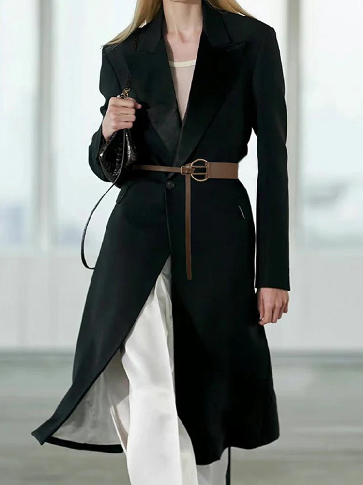 Женский узкий кожаный ремень Zency для платья, пальто, рубашки, элегантный женский стильный универсальный пояс с узлом, 110 см
Женский узкий кожаный ремень Zency для платья, пальто, рубашки, элегантный женский стильный универсальный пояс с узлом, 110 см