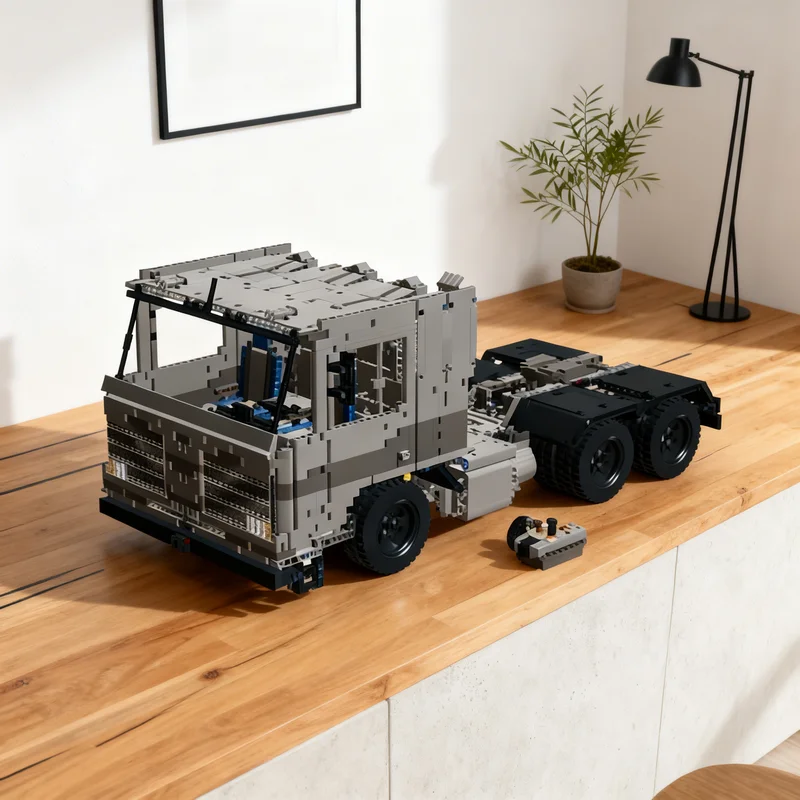 4000 деталей MOC: Техническая модель грузовика Hyperion Titan, конструктор, креативный подарок, DIY-набор для демонстрации, премиум-класс для взрослых и детей, для дома и офиса
4000 деталей MOC: Техническая модель грузовика Hyperion Titan, конструктор, креативный подарок, DIY-набор для демонстрации, премиум-класс для взрослых и детей, для дома и офиса