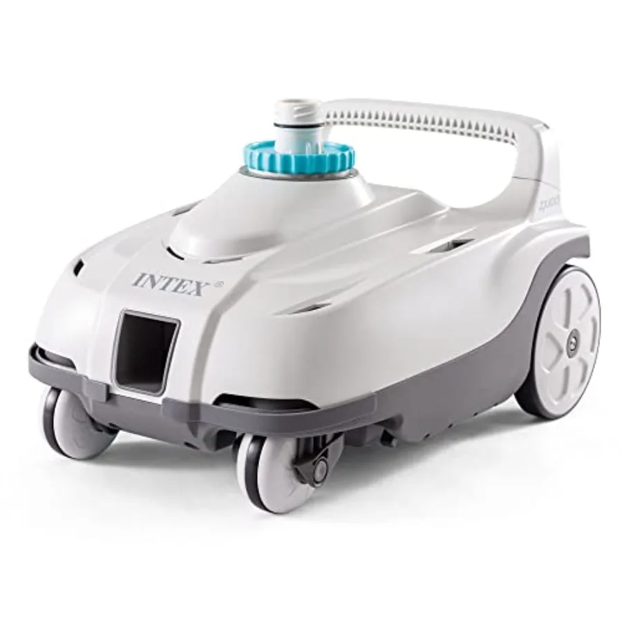 Above ground pool cleaner for bigger pools, pressure-side automatic, blue, removes debris with removable filter tray and 21ft t
Above ground pool cleaner for bigger pools, pressure-side automatic, blue, removes debris with removable filter tray and 21ft t