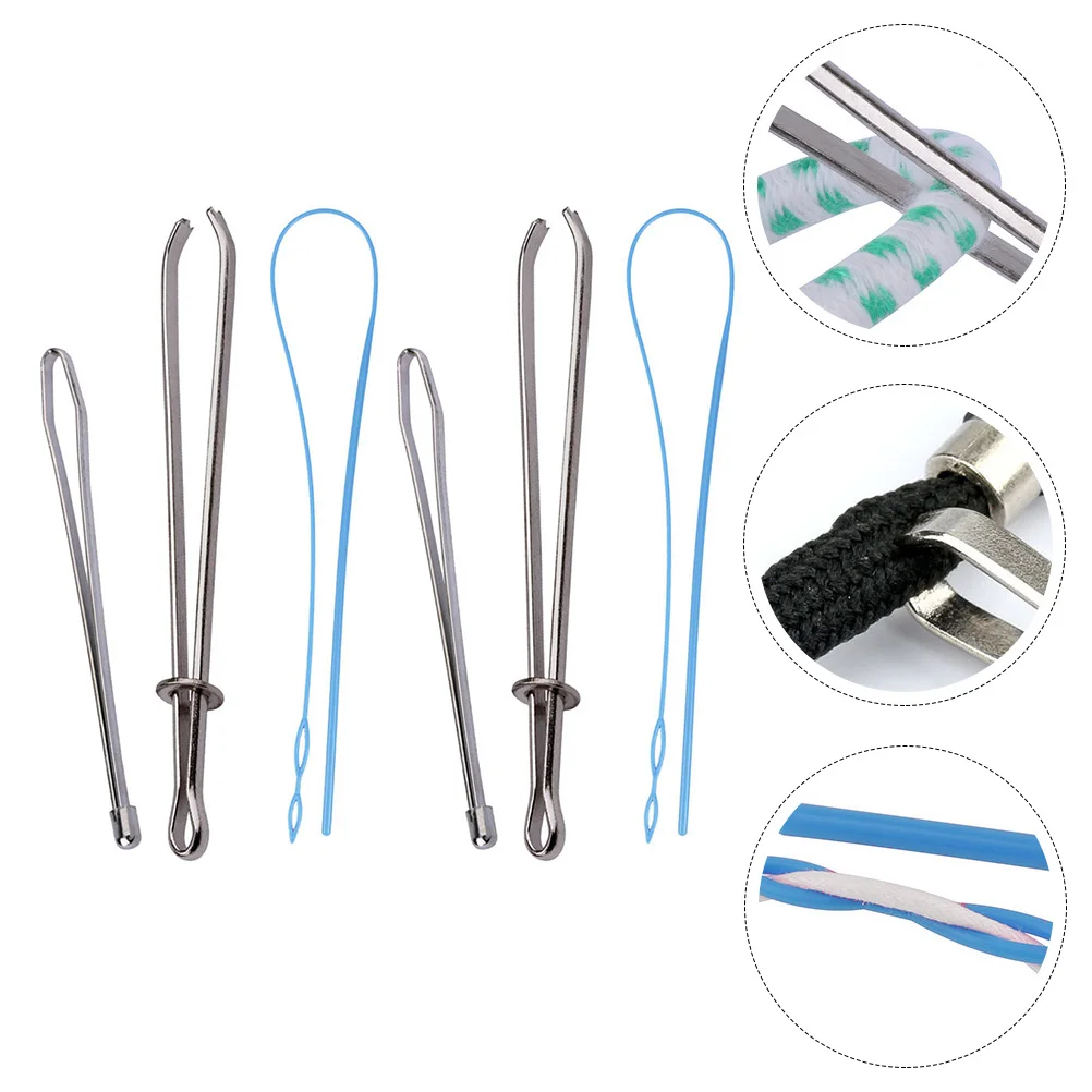 2 Sets/6pcs Belt Threader Round Drawstring Tool Threading Quilled Paper Ribbon Grip Guide Apparatus Alloy
2 Sets/6pcs Belt Threader Round Drawstring Tool Threading Quilled Paper Ribbon Grip Guide Apparatus Alloy
