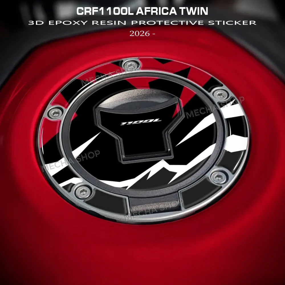 Fuel Tank Cap Gasket Sticker Kit 3D Resin Decal For Africa Twin CRF 1100 L 2026
Fuel Tank Cap Gasket Sticker Kit 3D Resin Decal For Africa Twin CRF 1100 L 2026