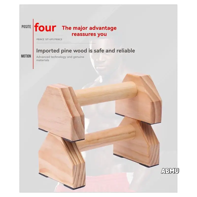 Pine Solid Wood Push-Up Non-Slip Handle Stand Wood 150KG Household Fitness Equipment For Push-Up Strength Training
Pine Solid Wood Push-Up Non-Slip Handle Stand Wood 150KG Household Fitness Equipment For Push-Up Strength Training