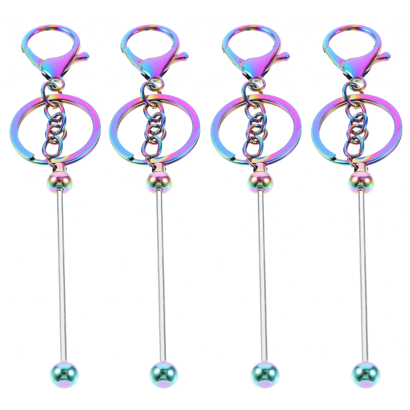 4pcs Beadable DIY Keychains Metal Stainless Steel Key Ring Buckle Beads Beadable Key Chain Wristb s Jewelry Parts
4pcs Beadable DIY Keychains Metal Stainless Steel Key Ring Buckle Beads Beadable Key Chain Wristb s Jewelry Parts